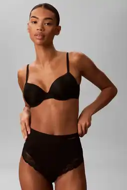 Wehkamp Calvin Klein high waist string zwart aanbieding