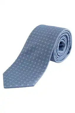 Wehkamp WE Fashion stropdas met all over print blauw aanbieding