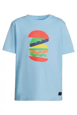 Wehkamp Orange Stars T-shirt lichtblauw aanbieding