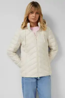 Wehkamp s.Oliver tussenjas quilted ecru aanbieding