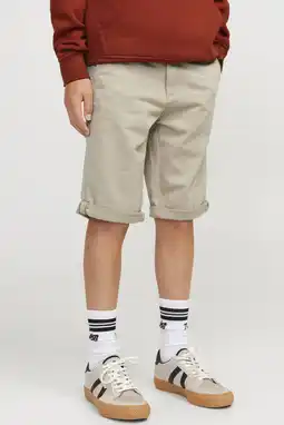 Wehkamp JACK & JONES JUNIOR chino bermuda JJIBOWIE beige aanbieding