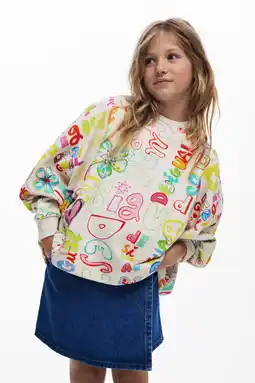 Wehkamp Desigual sweater ecru aanbieding