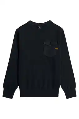 Wehkamp G-STAR sweater donkerblauw aanbieding