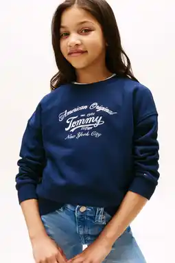 Wehkamp Tommy Hilfiger sweater donkerblauw aanbieding