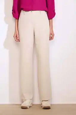 Wehkamp LOLALIZA wide leg highwaist pantalon ecru aanbieding