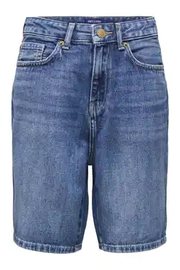 Wehkamp ONLY & SONS JUNIOR short medium blue denim aanbieding
