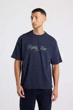 Wehkamp America Today relaxed T-shirt blauw aanbieding