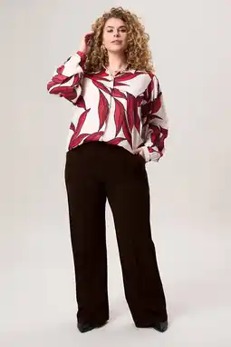 Wehkamp Miss Etam Plus blouse rood aanbieding