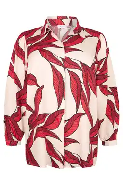 Wehkamp Miss Etam Plus blouse rood aanbieding