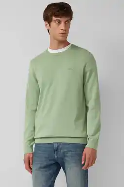 Wehkamp s.Oliver pullover fijn gebreid lichtkaki aanbieding