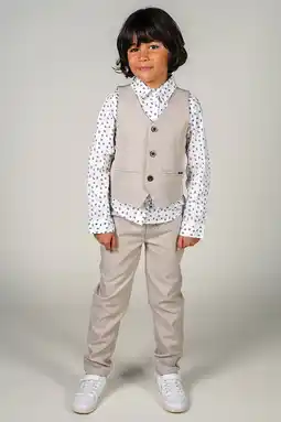 Wehkamp Le Chic Garcon gilet grijs aanbieding