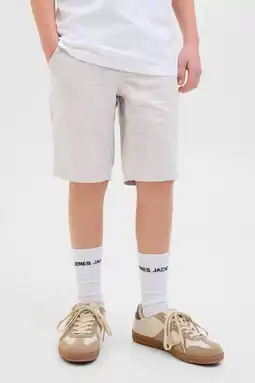Wehkamp JACK & JONES JUNIOR casual short lichtgrijs aanbieding