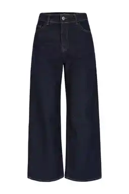 Wehkamp LOLALIZA wide leg jeans dark blue denim aanbieding