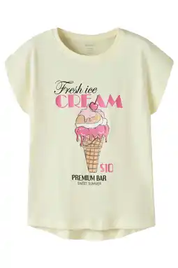 Wehkamp NAME IT KIDS T-shirt lichtgeel aanbieding