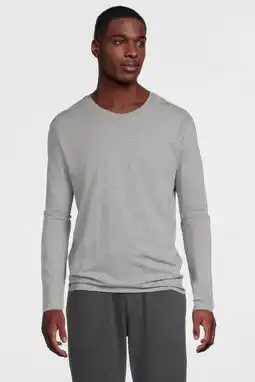 Wehkamp Anytime regular T-shirt grijs melange aanbieding