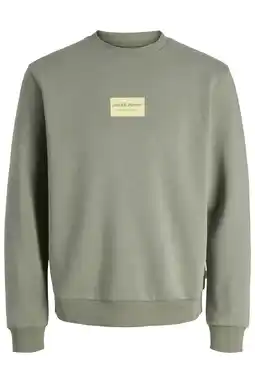 Wehkamp JACK & JONES sweater grijsgroen aanbieding