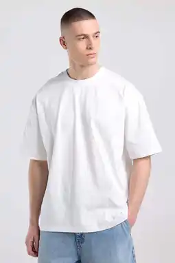 Wehkamp America Today oversized T-shirt - wit aanbieding