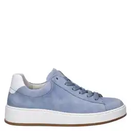 Wehkamp Gabor suède sneakers lichtblauw aanbieding