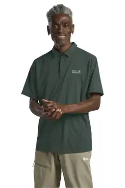 Wehkamp Jack Wolfskin polo groen aanbieding