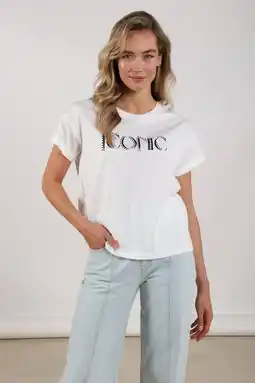 Wehkamp NUKUS T-shirt ecru aanbieding