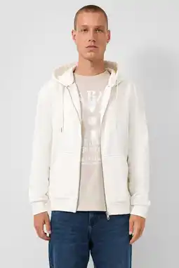 Wehkamp QS sweatvest wit aanbieding