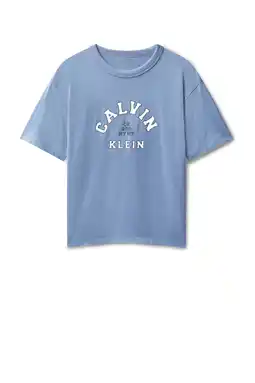 Wehkamp Calvin Klein T-shirt lichtblauw aanbieding