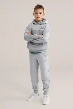 Wehkamp WE Fashion hoodie grijs melange aanbieding
