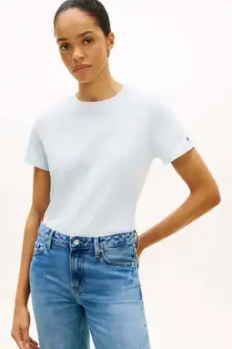 Wehkamp Tommy Hilfiger T-shirt lichtblauw aanbieding