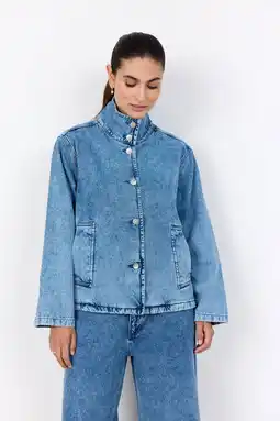 Wehkamp Soyaconcept denim spijkerjas medium blue denim aanbieding