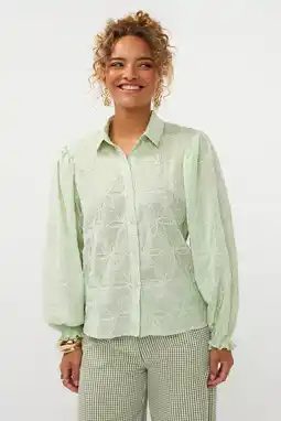 Wehkamp Ydence blouse groen aanbieding