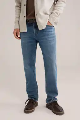 Wehkamp WE Fashion Blue Ridge straight leg regular fit jeans mid blue aanbieding