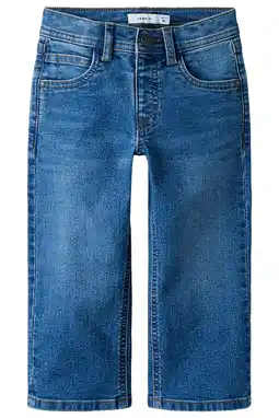 Wehkamp NAME IT MINI straight leg jeans medium blue denim aanbieding