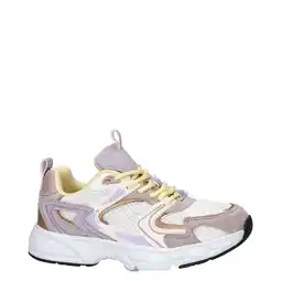 Wehkamp Nelson Kids sneaker wit/lila/geel aanbieding
