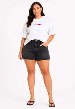 Wehkamp NOISY MAY Curve T-shirt wit aanbieding