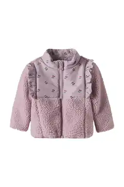 Wehkamp NAME IT BABY teddy jas lila aanbieding