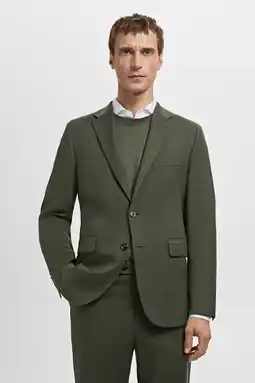 Wehkamp Mango Man colbert groen aanbieding