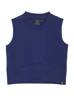 Wehkamp Indian Blue Jeans mouwloze top donkerblauw aanbieding