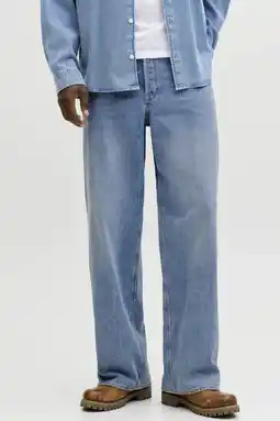 Wehkamp JACK & JONES JEANS INTELLIGENCE JJIDAVE JJORIGINAL wide leg jeans medium blue denim aanbieding
