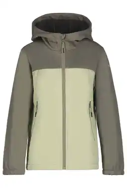Wehkamp Icepeak softshell jas Kline groen aanbieding