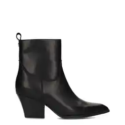 Wehkamp Haboob Louise leren cowboylaarzen zwart aanbieding