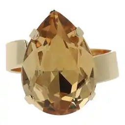 Wehkamp Otazu gold plated ring Classic Drop Topaz aanbieding