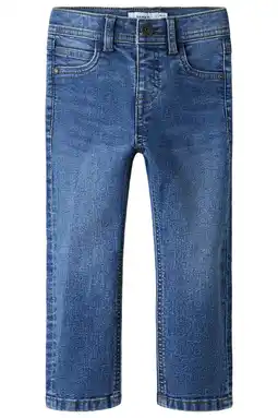 Wehkamp NAME IT MINI slim fit jeans medium blue denim aanbieding