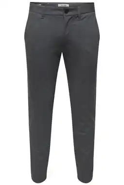 Wehkamp ONLY & SONS ONSMARK slim geruite chino grijsgroen aanbieding