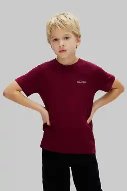 Wehkamp Calvin Klein T-shirt paars aanbieding