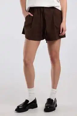 Wehkamp America Today regularwaist casual short bruin aanbieding