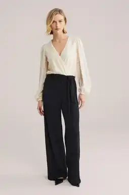 Wehkamp WE Fashion jumpsuit ecru broderie aanbieding