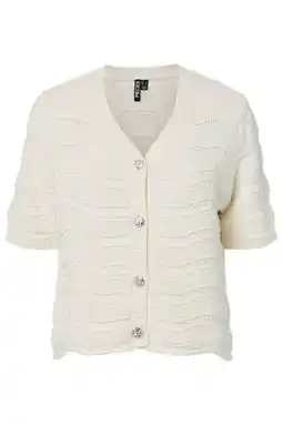 Wehkamp PIECES top ecru gebreid aanbieding