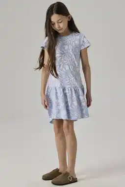 Wehkamp NAME IT KIDS korte jurk lichtblauw aanbieding