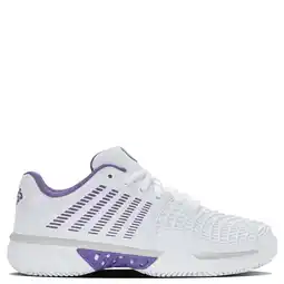 Wehkamp K-Swiss Express Light 3 Clay tennisschoenen wit/paars aanbieding