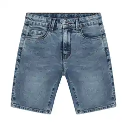 Wehkamp Indian Blue Jeans denim wide leg regularwaist short medium blue denim aanbieding